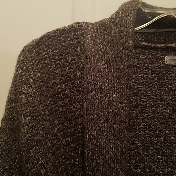 Bass gray open front cardigan - Picture 4 of 5